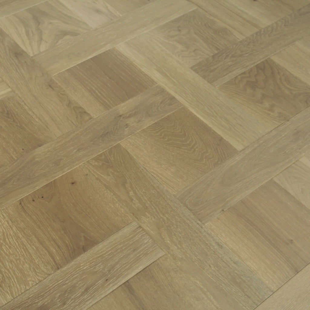 L-Grey Oak Basketweave Engineered Wood Flooring SBW1501