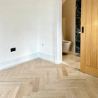 Smoked Grey Oak Engineered Herringbone Flooring 600x125x14/3mm SHO1409