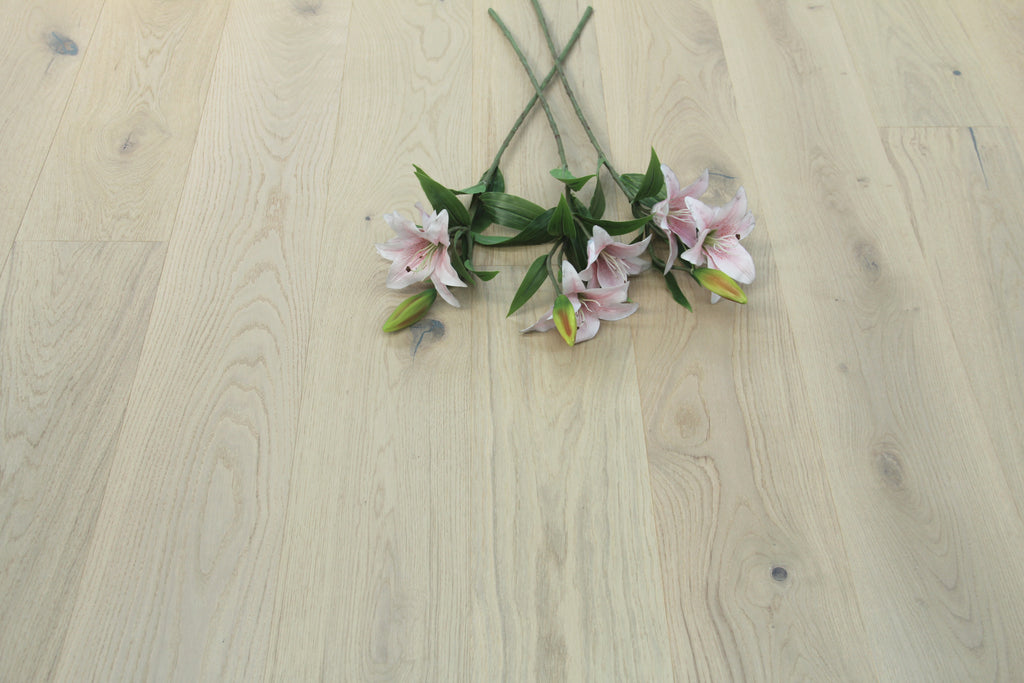 Brushed White UV Oiled Oak 5G Click Engineered Flooring SEO1420C