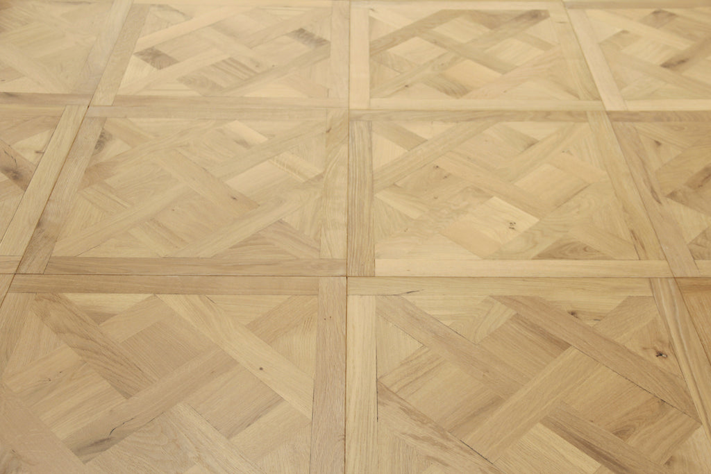Oak Light Natural Parquet Bordered Versailles Panels Flooring SPE2002