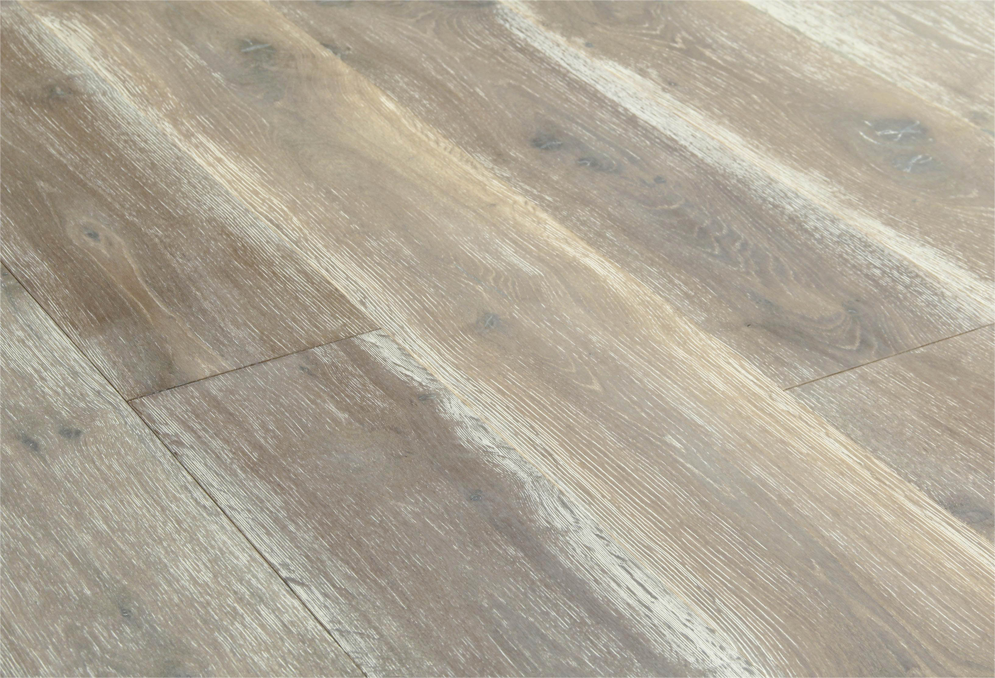 Oak Double Smoked Brushed White Oiled Engineered Wood Flooring 1900x240x20/6mm SEO2030
