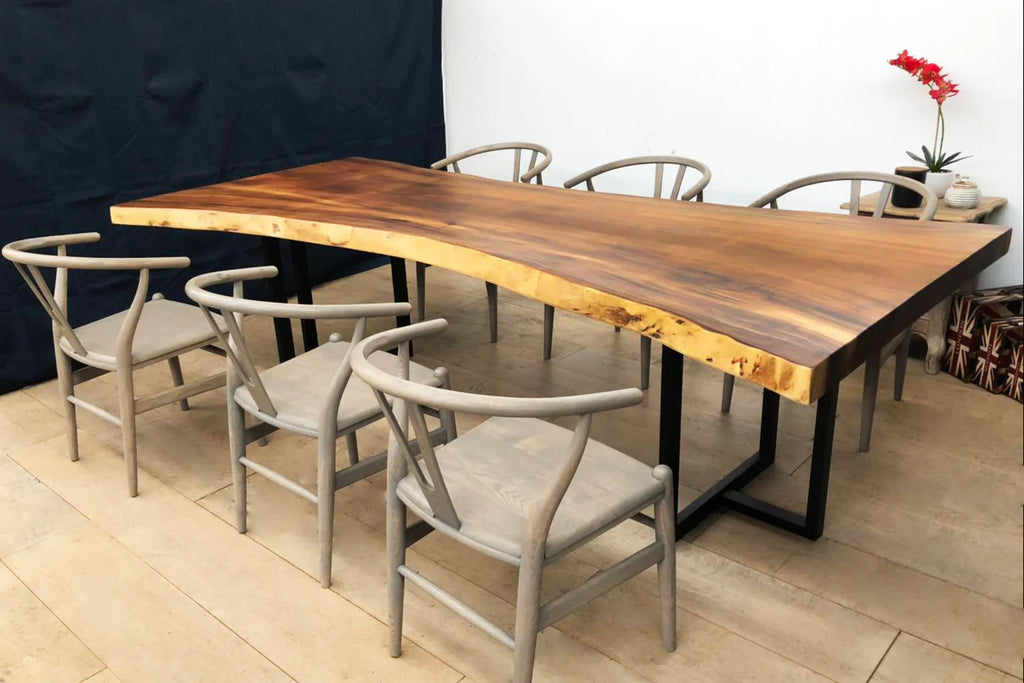 South American Walnut Single Slab Table 2530mm Length