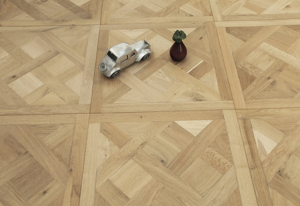 Oak Smoked Brushed Unfinished Versailles Panel Flooring 580x580x20/6mm SPE2004