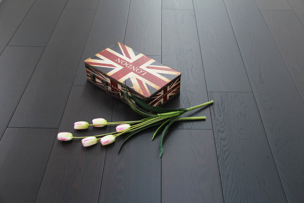 Oak Carbonized Lacquered Engineered Wood Flooring  920x180x20/6mm SEO2006