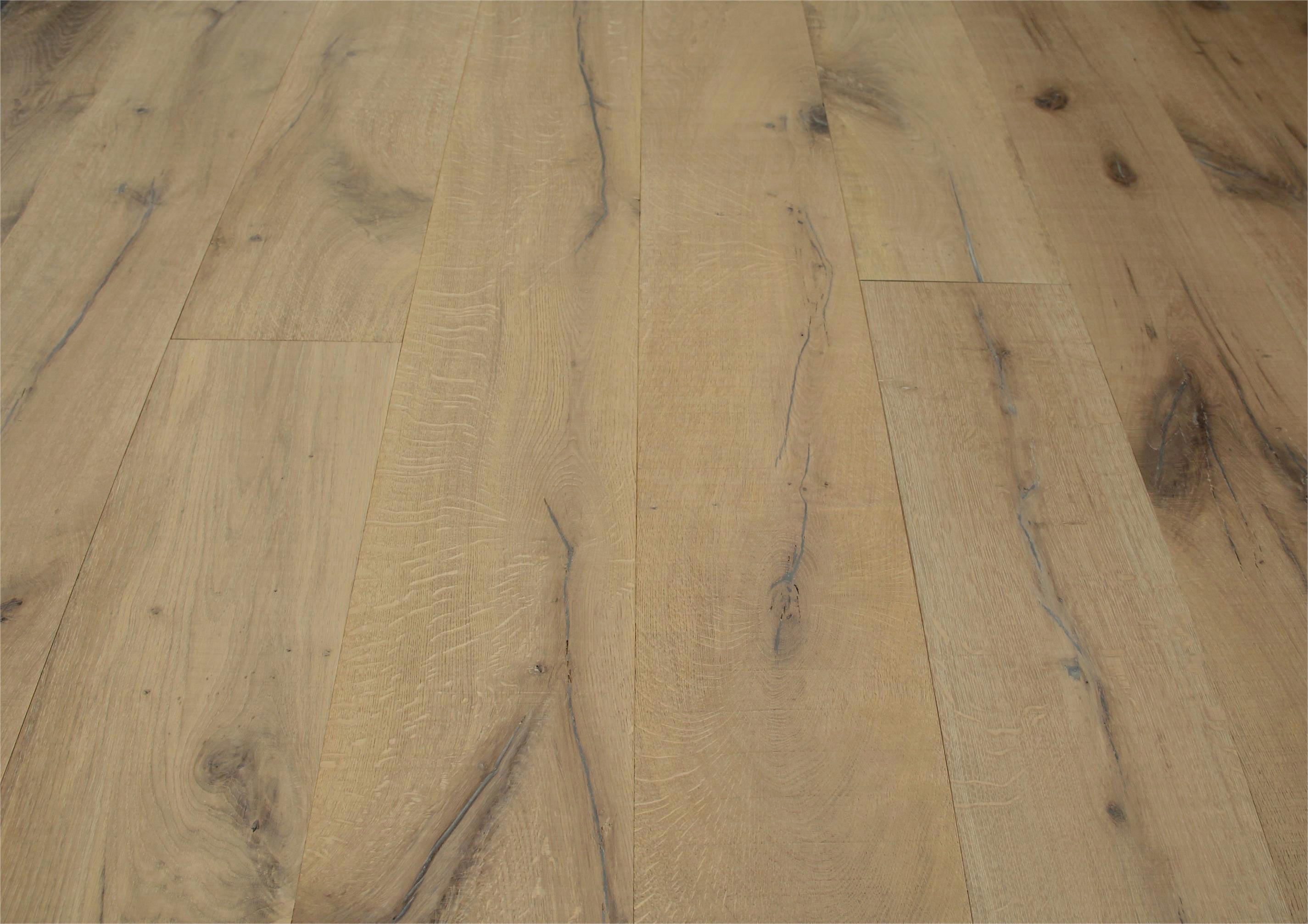 Oak Brushed Distressed Saw Mark,Light Grey Oiled Engineered Flooring SEO1581