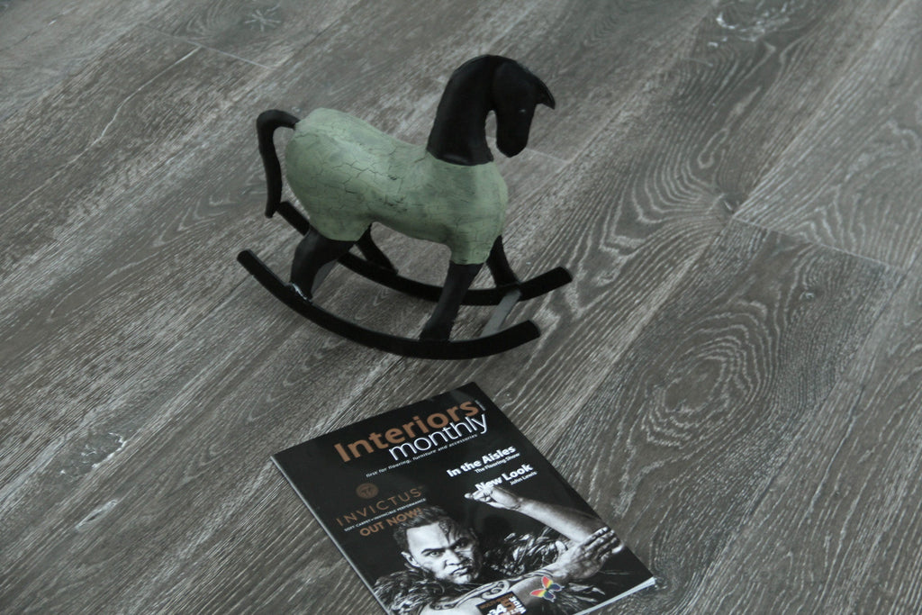 Oak Brushed Bespoke Grey Oiled Engineered Flooring 1900x190x20/6mm SEO2706