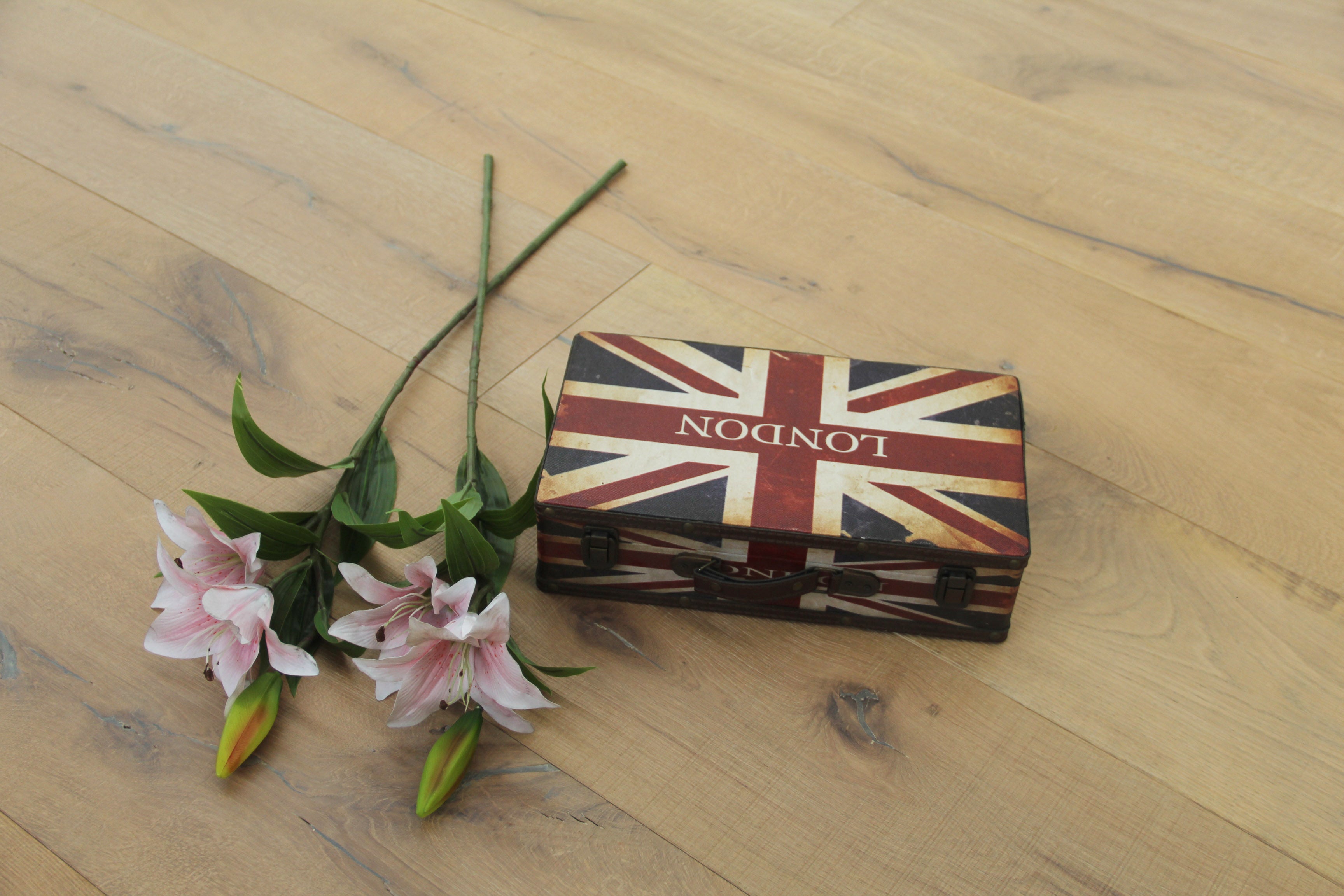 Oak Brushed Distressed Saw Mark,Light Grey Oiled Engineered Flooring SEO1581