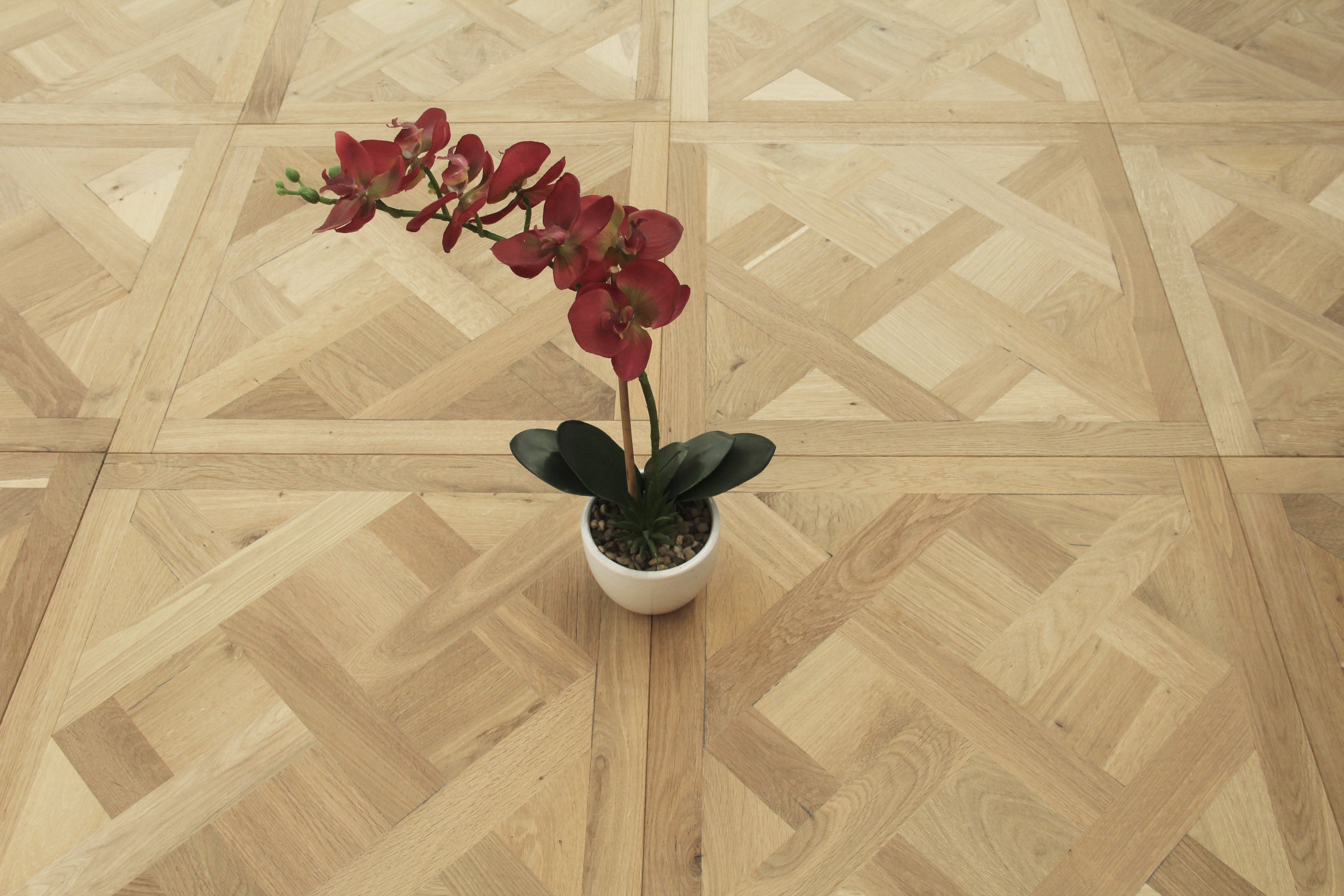 Oak Smoked Brushed Unfinished Versailles Panel Flooring 580x580x20/6mm SPE2004