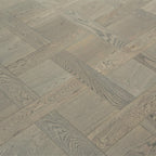 L-Charcoal Oak Basketweave Engineered Wood Flooring SBW1502