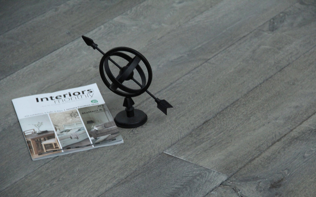 Oak Brushed Bespoke Grey Oiled Engineered Flooring 1900x190x20/6mm SEO2703