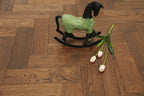 Oak Brushed Dark Mahogany Natural Oiled Herringbone Engineered Flooring 430x115x14/3mm SHO1410