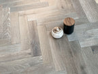 Grey Oiled European Oak Herringbone Flooring SHO1515
