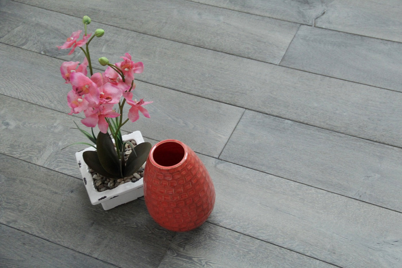 Oak Brushed Bespoke Grey Oiled Engineered Flooring 1900x190x20/6mm SEO2703