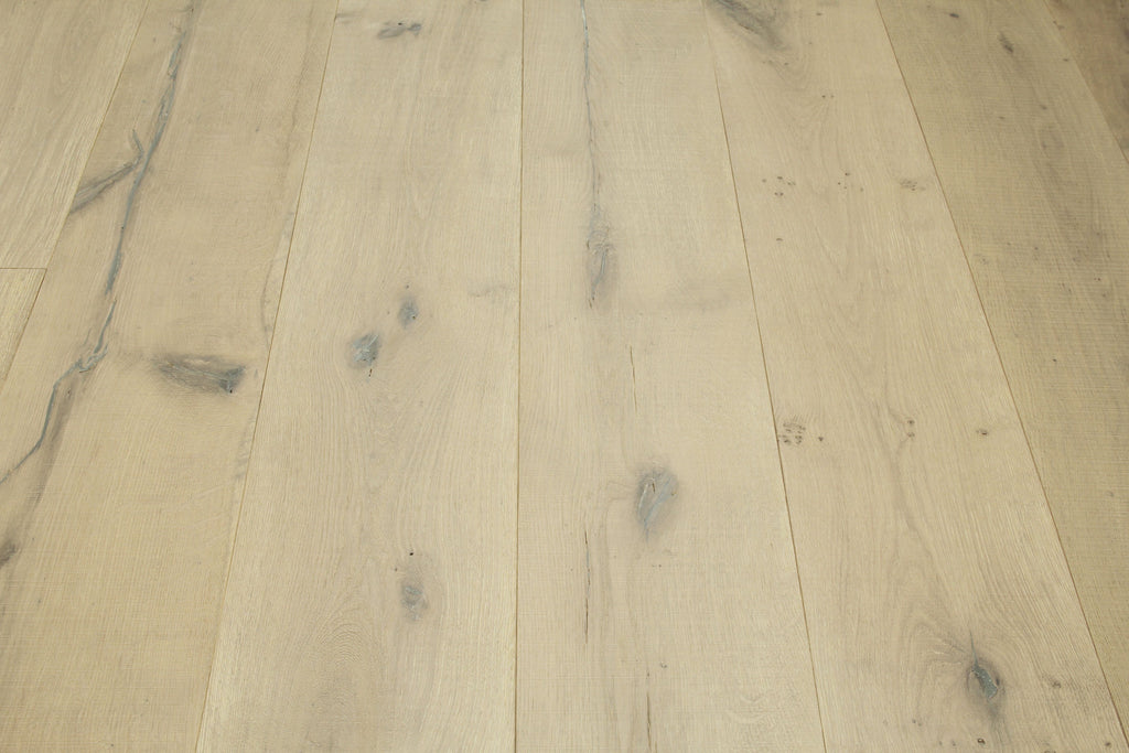 Oak Brushed Distressed Saw Mark,Cream Colour Oiled Engineered Flooring SEO1582