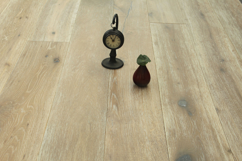 Oak Smoked Brushed White Oiled Engineered Flooring 1880x220x19/5mm SEO2033