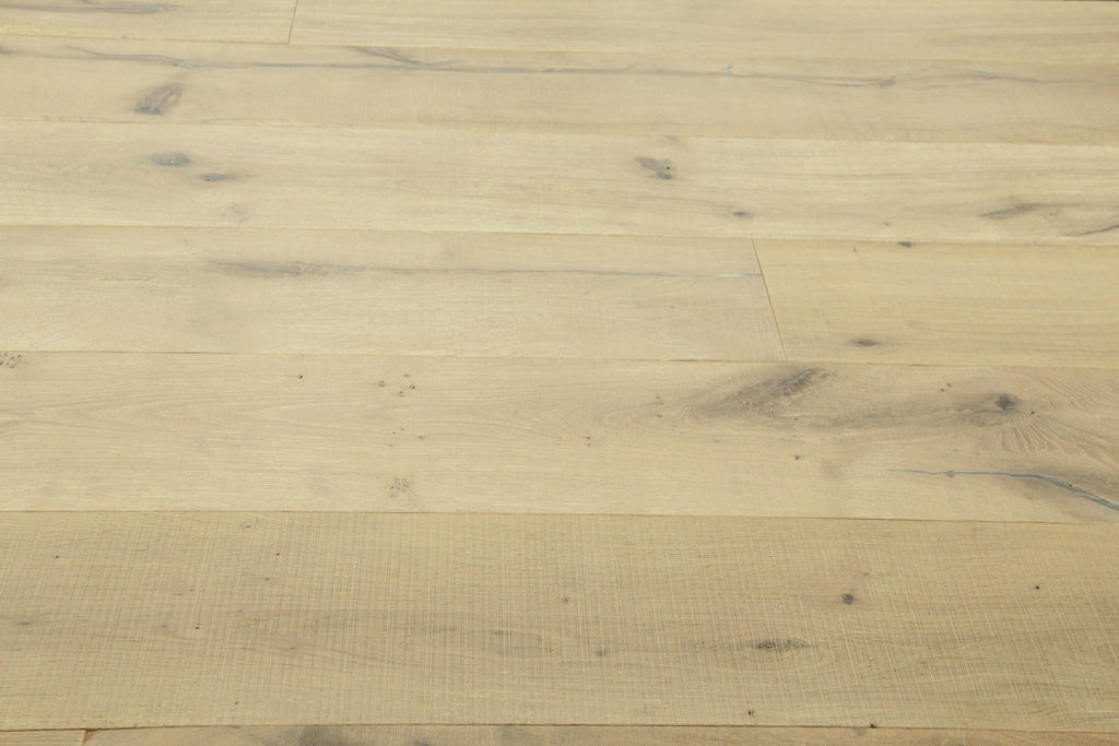 Oak Brushed Distressed Saw Mark,Cream Colour Oiled Engineered Flooring SEO1582