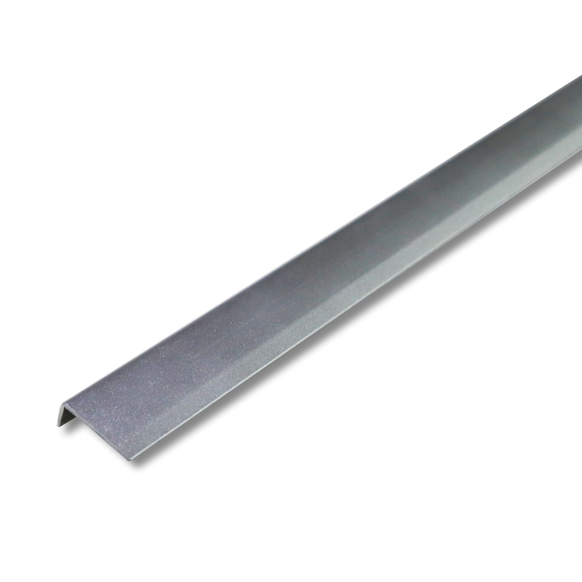 Silver Aluminium End Profile 2.7m x 20mm x 8mm SAC010