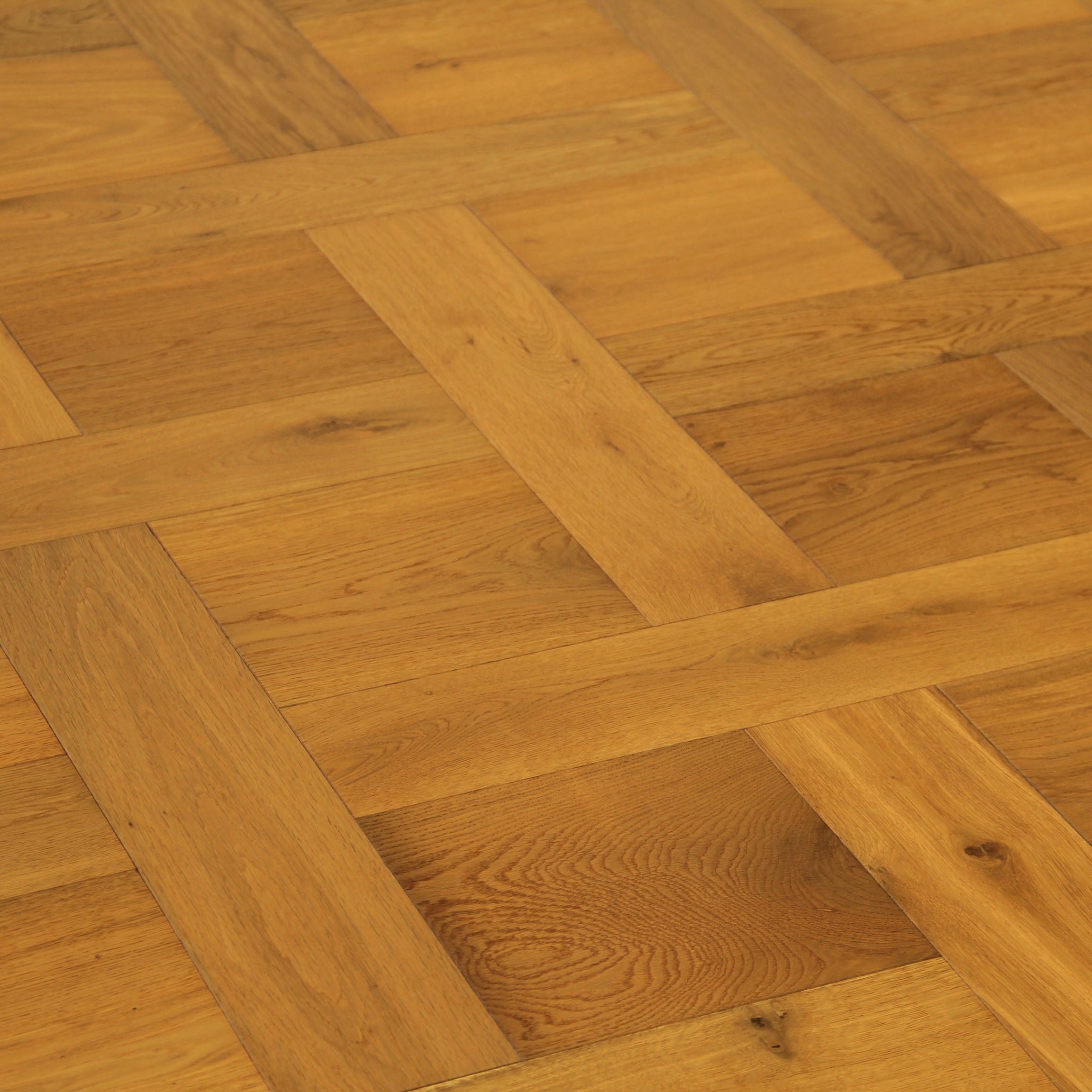 Smoked Natural Oak Basketweave Engineered Wood Flooring SBW1503