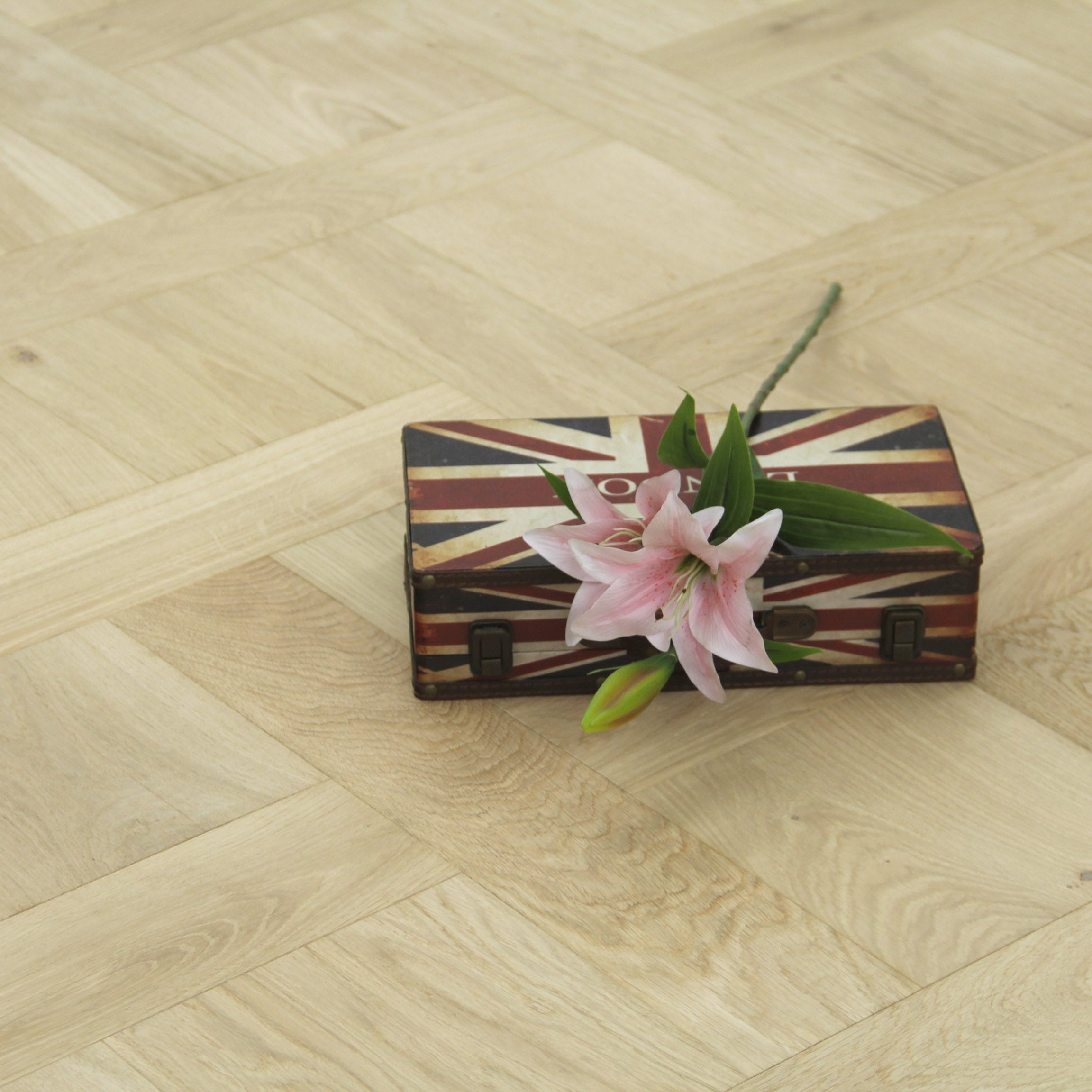 Invisible Oak Basketweave Engineered Wood Flooring SBW1504