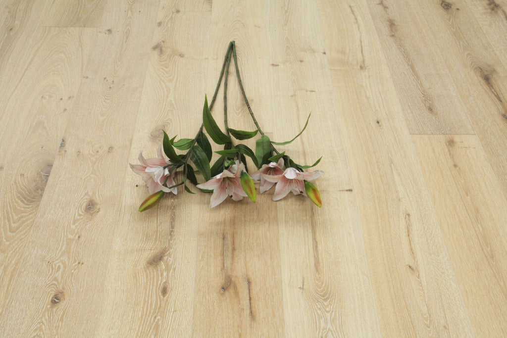 Brushed White Washed UV Oiled Oak Engineered Hardwood Flooring SEO1500C