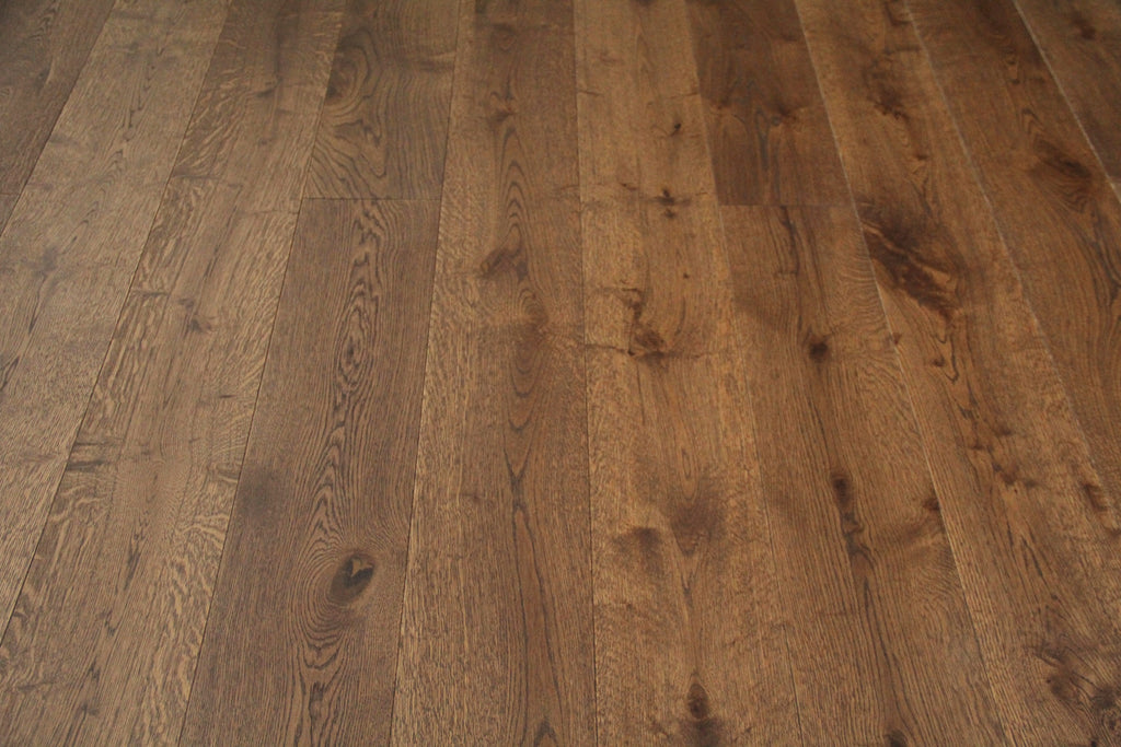 Brushed Dark Coffee UV Oiled Oak Engineered HardWood Flooring SEO1502C