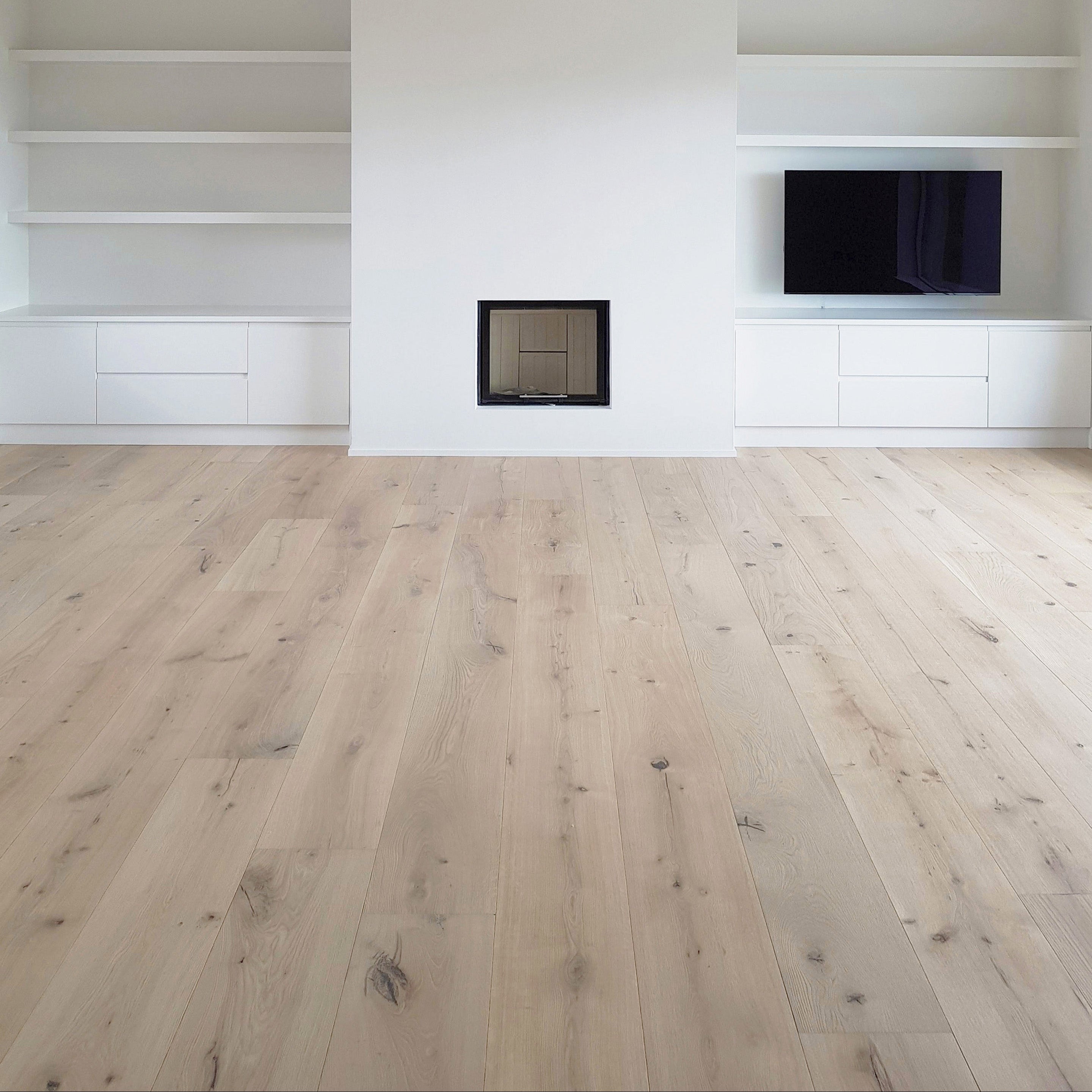2200x260x14mm Oak Unfinished 5G Click Engineered Flooring SEO1417C