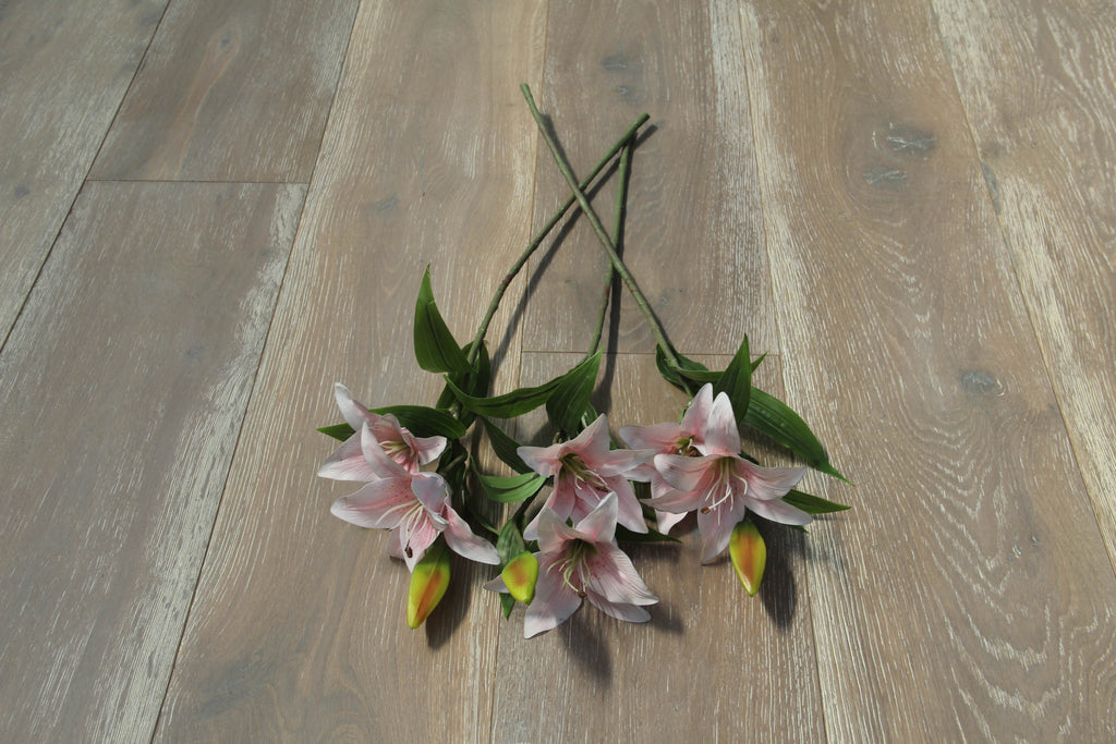 Oak Double Smoked Brushed White Oiled Engineered Wood Flooring 1900x240x20/6mm SEO2030