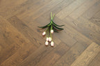 Coffee Oak Engineered Herringbone Flooring 600x125x14/3mm SHO1407