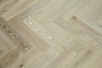 Smoked Grey Oak Engineered Herringbone Flooring 600x125x14/3mm SHO1409
