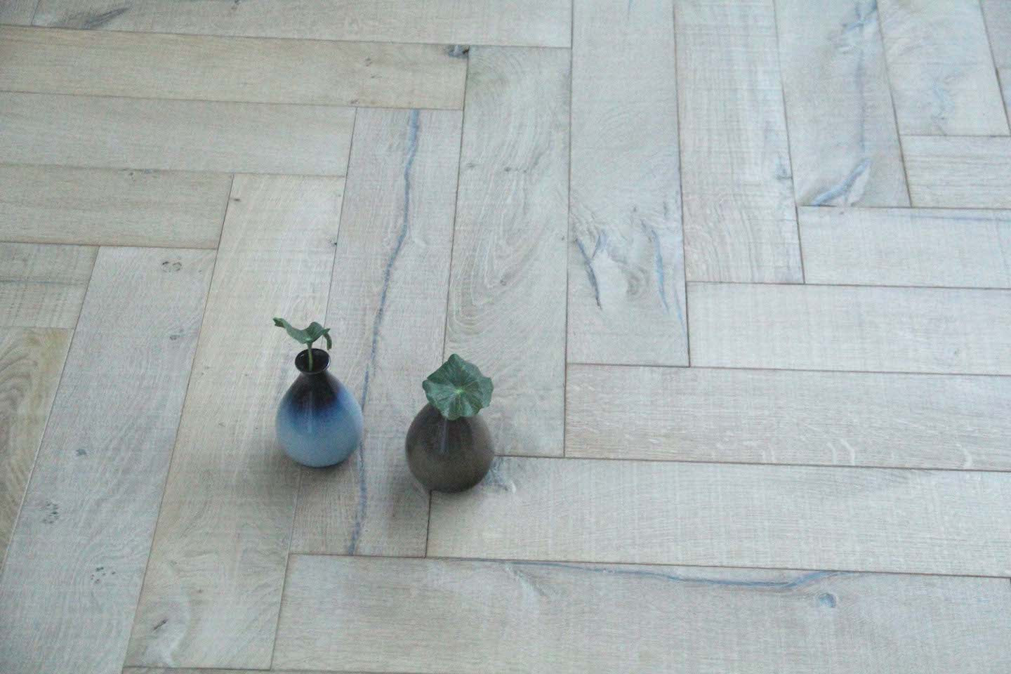 Beach Sand Bespoke Engineered Oak Herringbone SHO1817