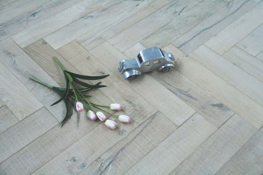 Beach Sand Bespoke Engineered Oak Herringbone SHO1817