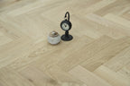 Prime Grade Oak Brushed & Unfinished Herringbone Engineered Wood Flooring 600x90x18/3mm SHO1524