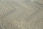 Oak Brushed L-Charcoal Lacquered Herringbone Engineered Wood Flooring 605x125x15/4mm SHO1502