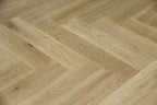 Oak Brushed L-Grey Lacquered Herringbone Engineered Wood Flooring 605x125x15/4mm SHO1501