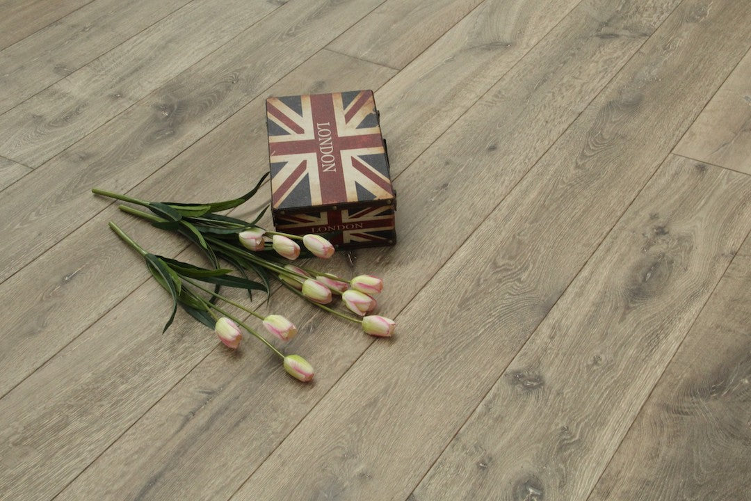 Oak Brushed Bespoke Grey Oiled Engineered Flooring 1900x190x20/6mm SEO2061D