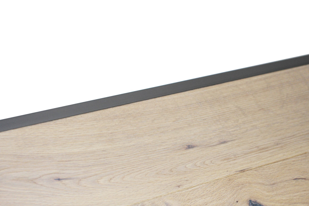 Grey Aluminium Ending Profile 2.7m x 20mm x 8mm SAC008