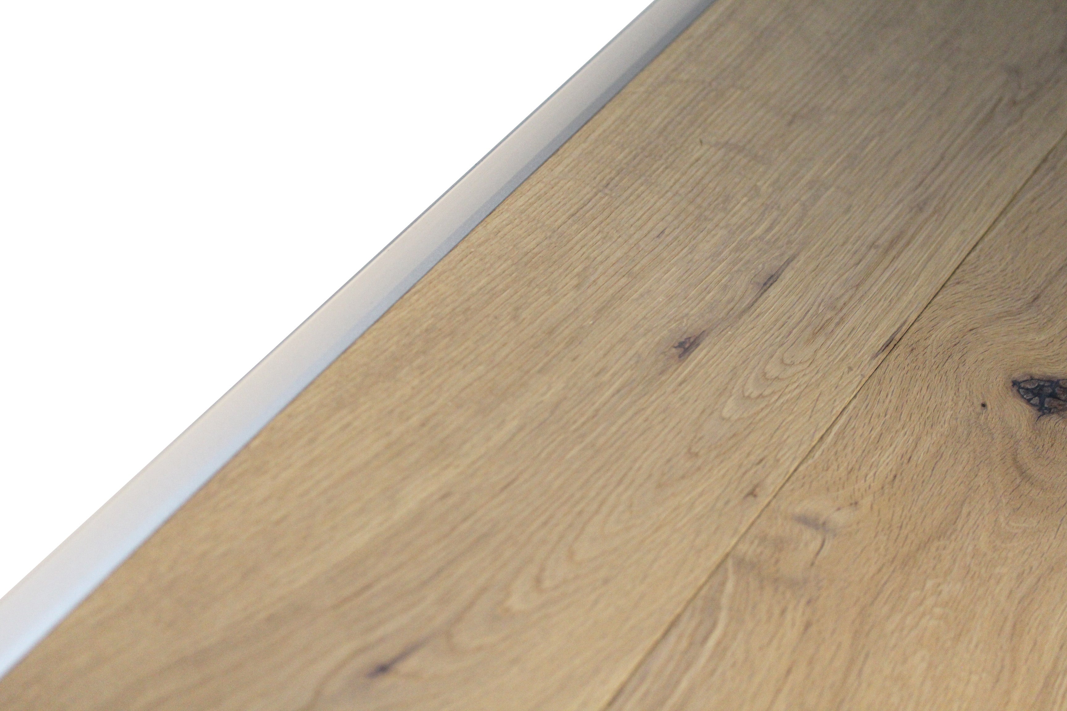 Silver Aluminium End Profile 2.7m x 20mm x 8mm SAC010