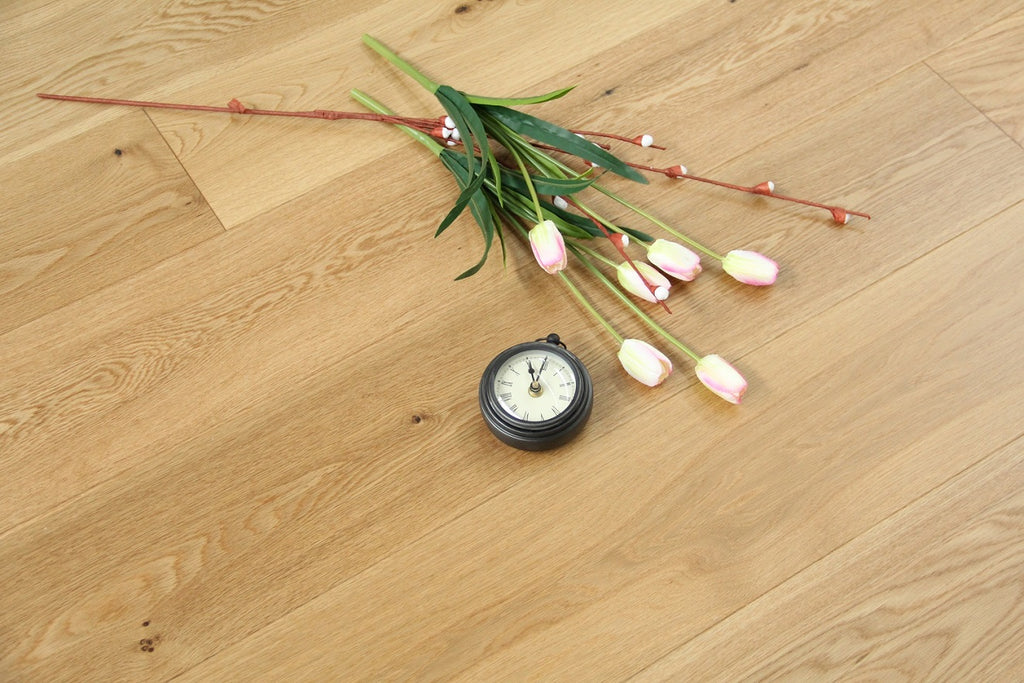 Natural Lacquered European Engineered Oak Flooring Click System SEO1510C