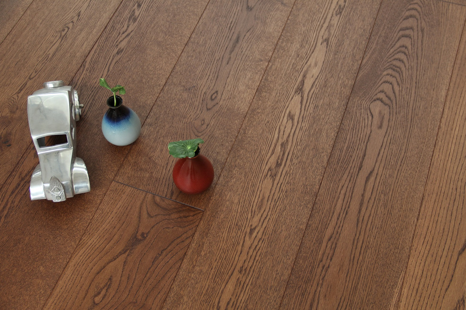 Walnut Stained European Oak Engineered Flooring SEO1513C