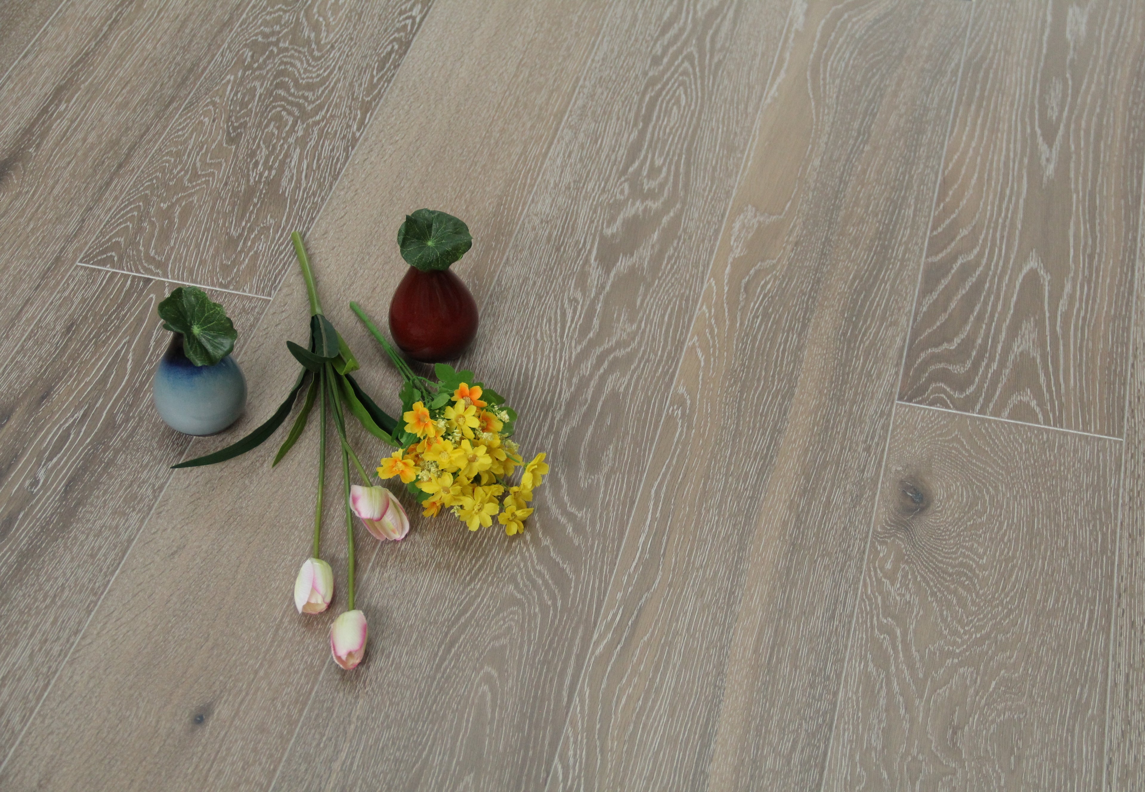 Smoked Grey European Oak Engineered Wood Flooring SEO1514C