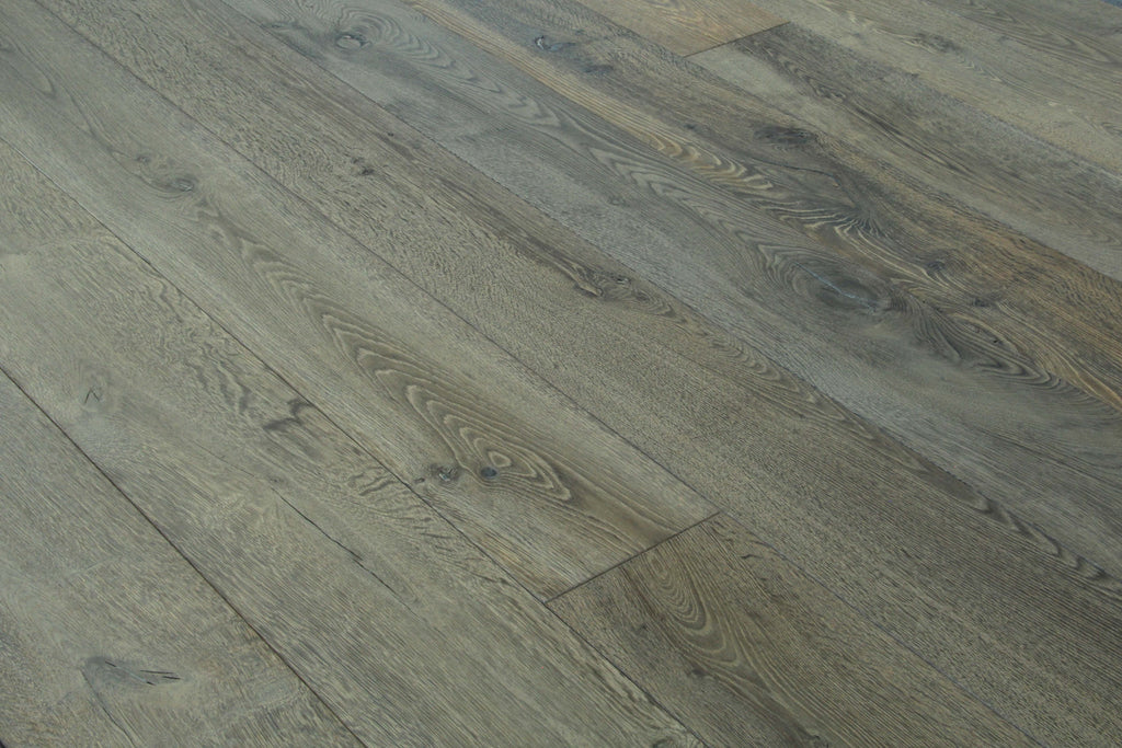 Brushed Bespoke Grey European Oak Engineered Wood Flooring SEO2207