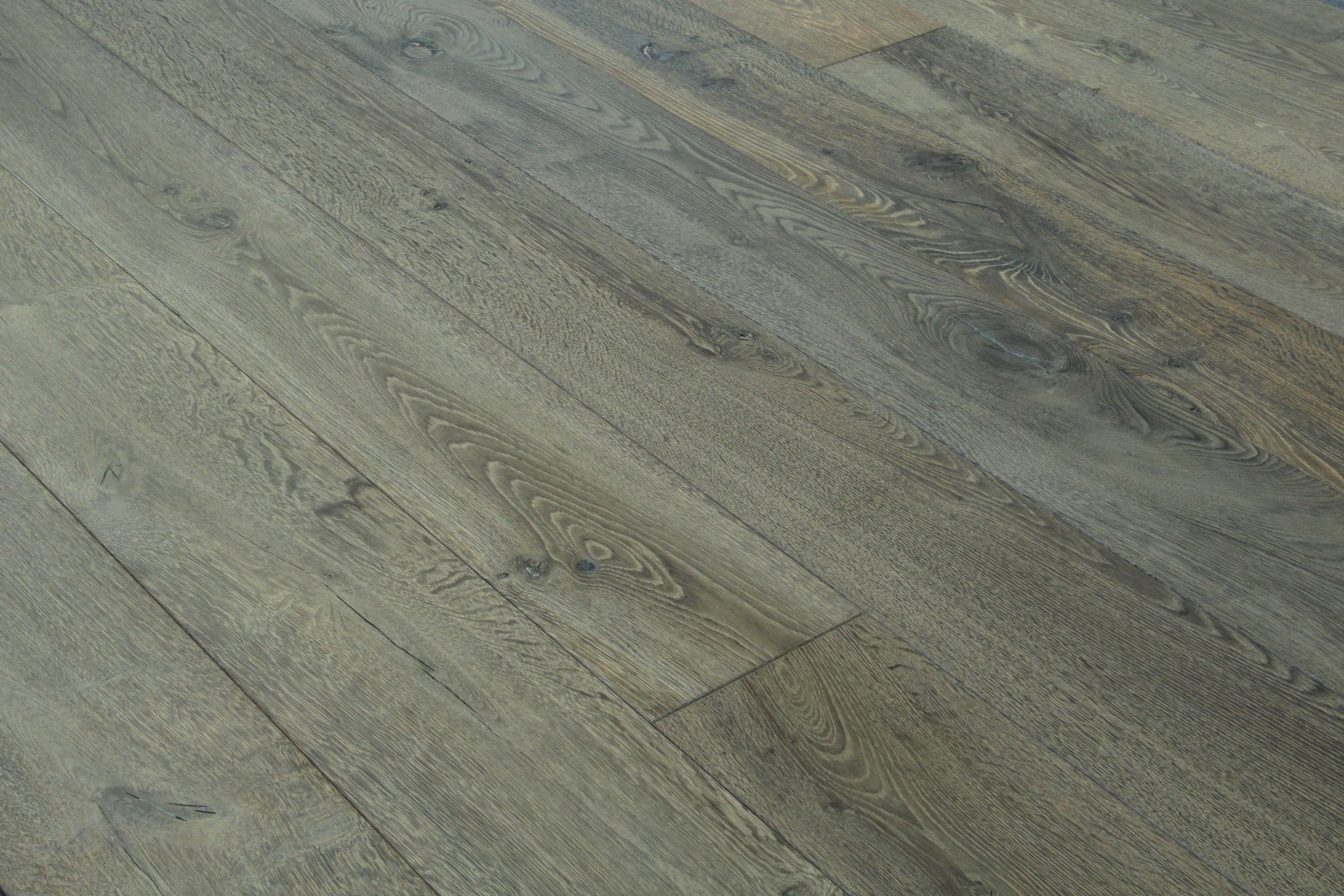 Brushed Bespoke Grey European Oak Engineered Wood Flooring SEO2207