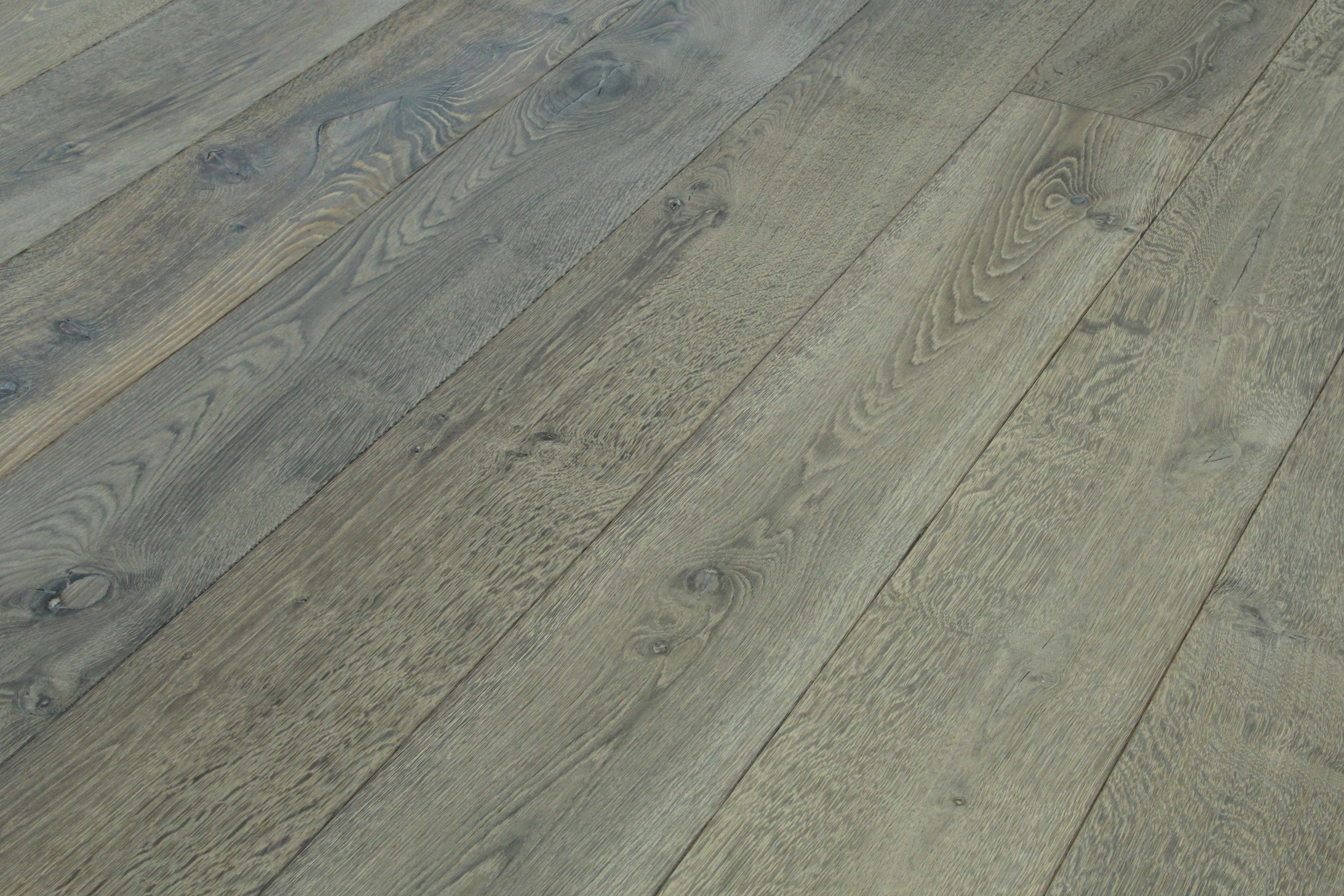 Brushed Bespoke Grey European Oak Engineered Wood Flooring SEO2207