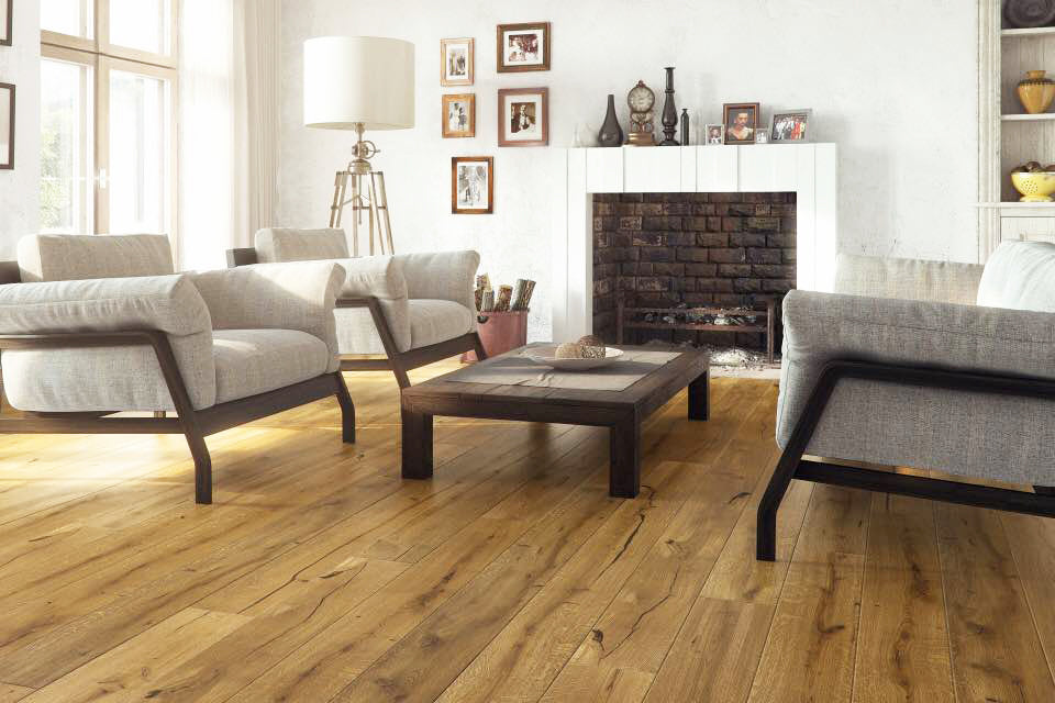 Smoked Natural European Oak Multiply Engineered Flooring SEO2003