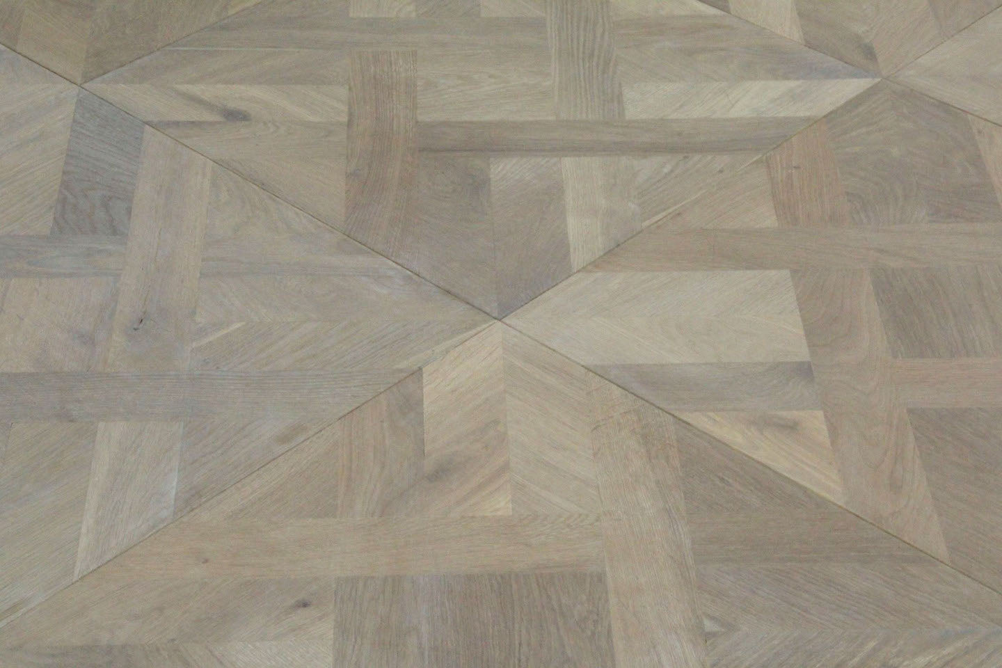 Smoked Grey Oak Parquet Versailles Wood Flooring SPD2016