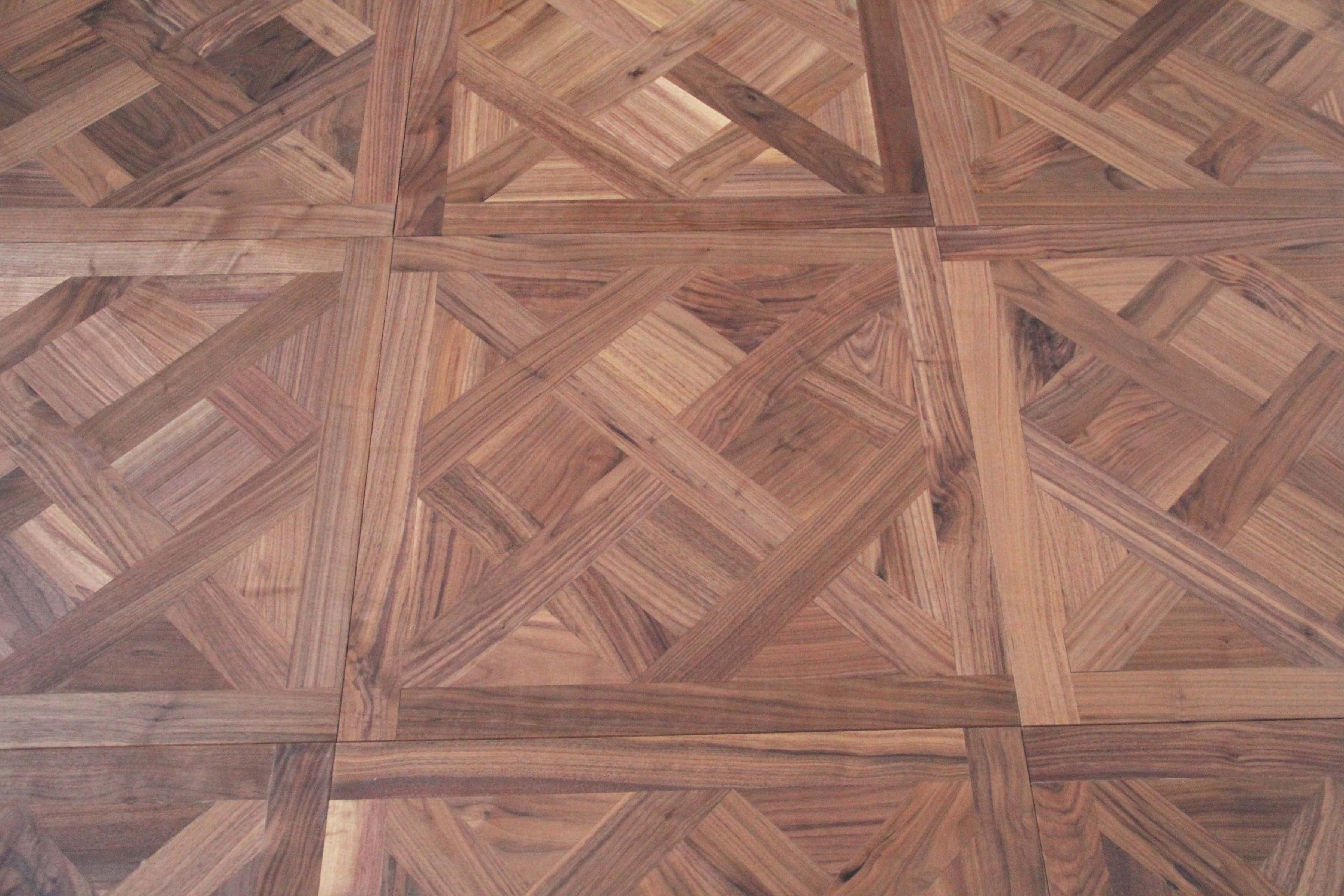 American Black Walnut Parquet Versailles Flooring SPE2005