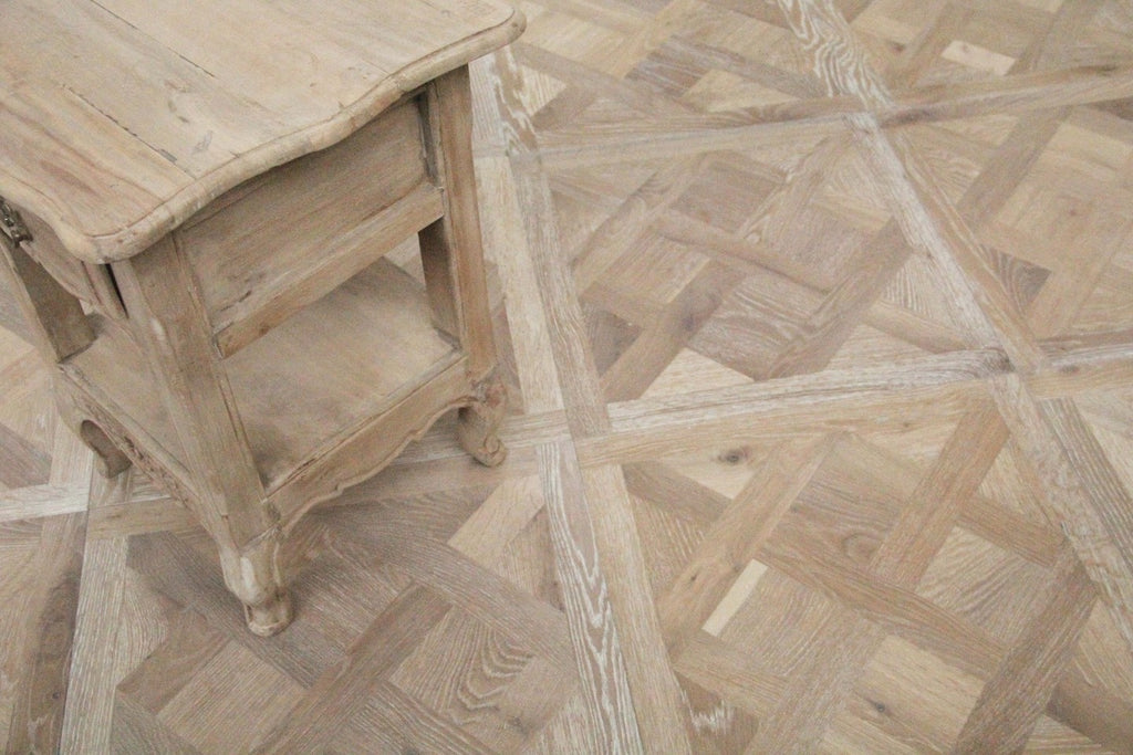 White Oiled European Oak Parquet Versailles Flooring SPE2006