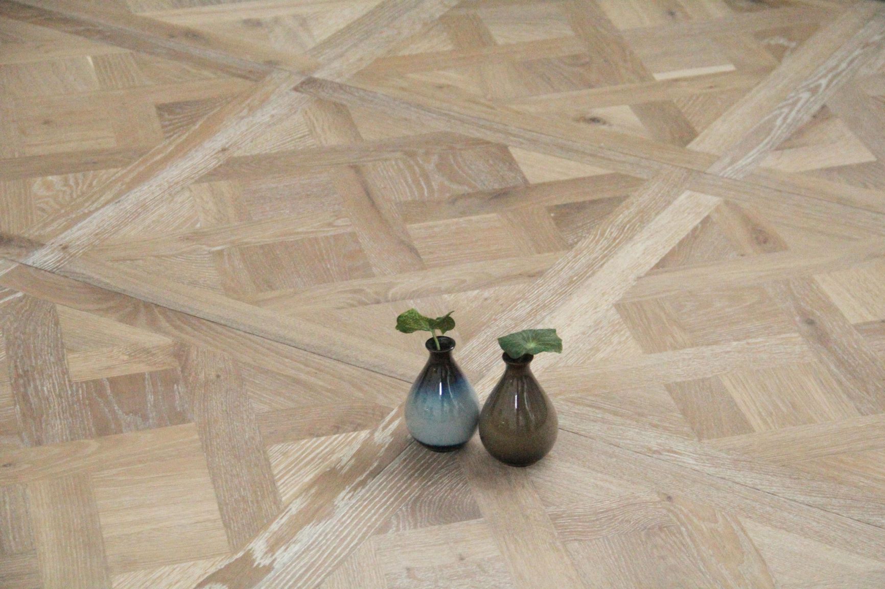 White Oiled European Oak Parquet Versailles Flooring SPE2006