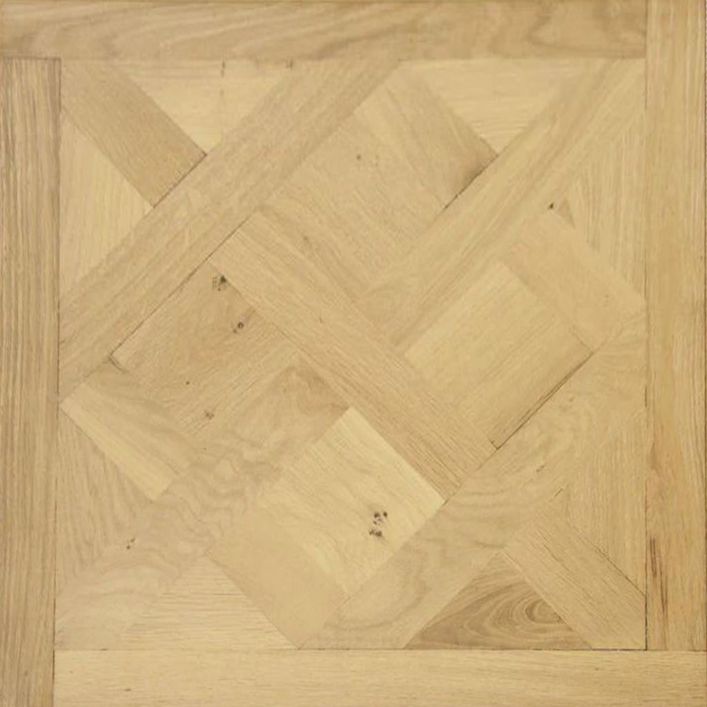 Oak Light Natural Parquet Bordered Versailles Panels Flooring SPE2002