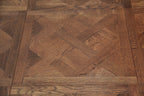 Dark Mahogany Oak Parquet Bordered Versailles Panels Flooring SPE2003